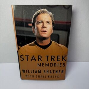 Star Trek Memories William Shatner with Chris Kreski Hardcover Book 1993 EUC